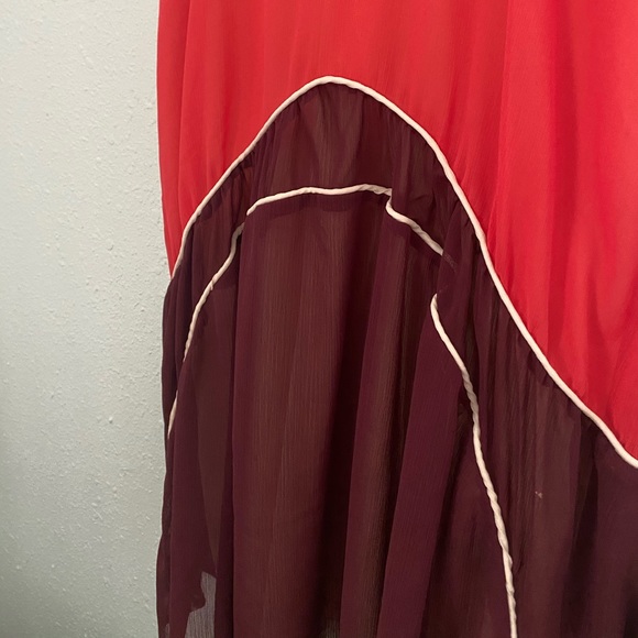 Living Doll LA Riviera Tassel Tie Colorblock Dress - Picture 7 of 7